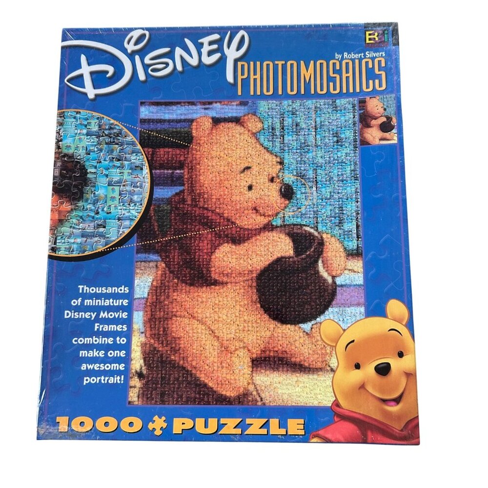 New Disney Phototmosaics Winnie The Pooh 1000 Piece Puzzle Sealed